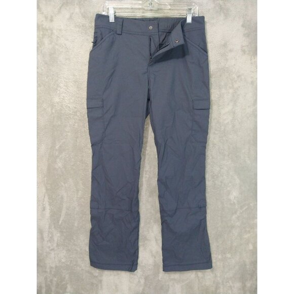 Duluth Trading Pants Womens 8x31 Gray Dry On The Fly Bootcut Cargo Hiking - Picture 1 of 10